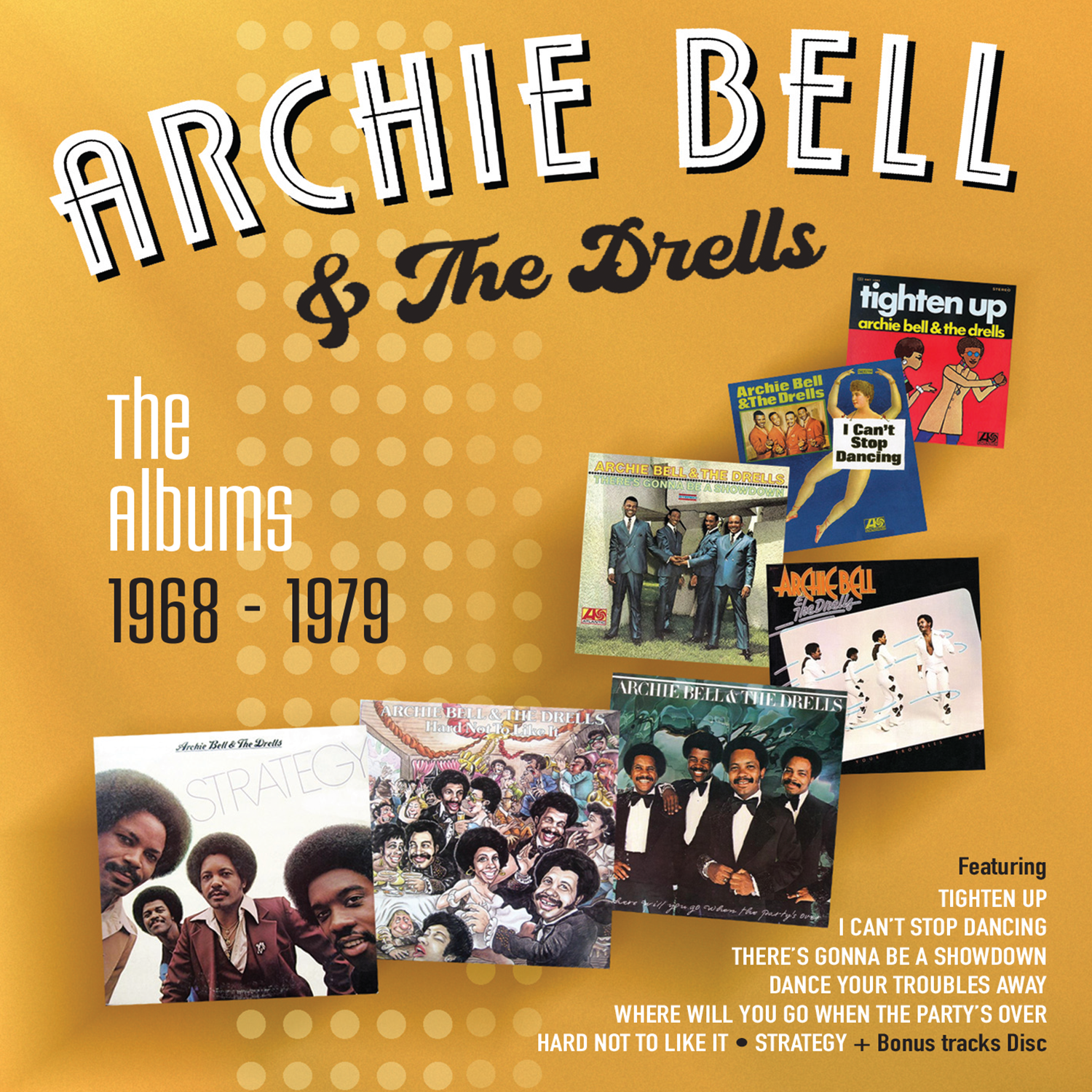 5CD Box Set For Archie Bell The Drells The Albums 1968 1979